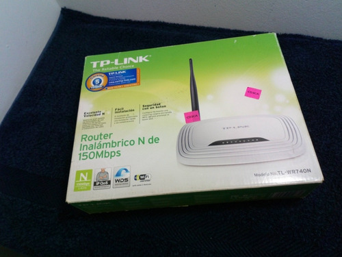Router Inalambrico Tplink 150 Mbps 1 Antena Tl-wr740n (leer)