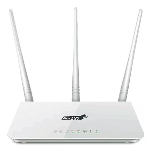 Router Inalambrico Wifi Y Repetidor 300mbps Logan 3 Antenas