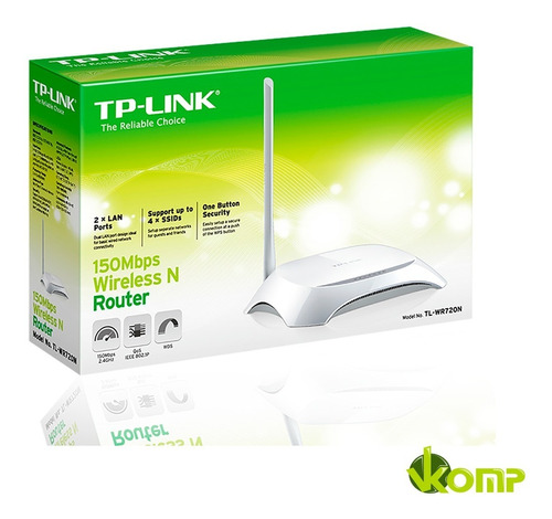 Router Inalámbrico Wifi Tp-link Wr720n 150mbps