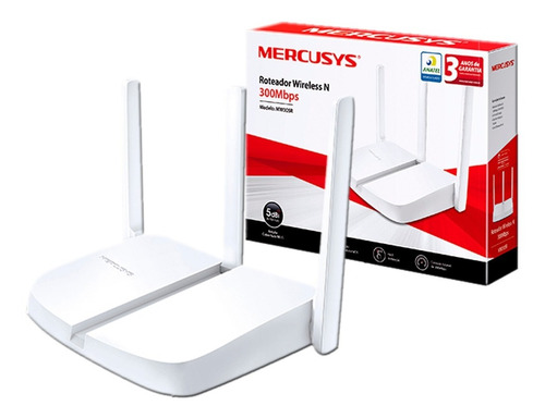 Router Mercusys 3 Antenas 300mbps Mw305r Gtia 1año Bagc