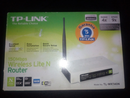 Router Tp-link 150mbps, De Una Sola Antena. Modelo Tl-wr740n