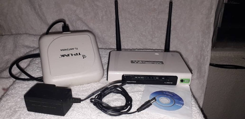 Router Tp-link Modelo Nro Tl-wr841nd + Tp-link Tl-anta