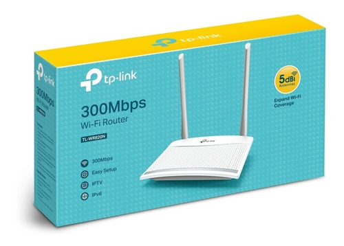Router Tp-link N 300mbps 2 Antenas 5dbi Tl-wr820n Acme