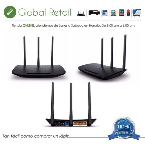 Router Wifi 3 Antenas Potente 450 Mbps Tp-link Wr940n Nuevo