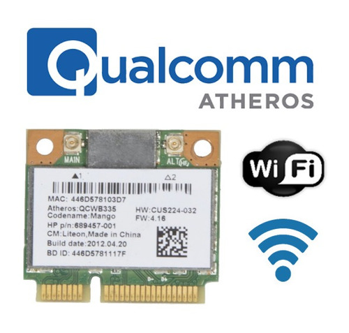 Tarjeta De Red Atheros Qcwb335 Wifi Wireless + Bluetooth