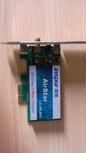 Tarjeta De Red Wifi Inspur Airstar Lc-wl803 Pci Con Antena