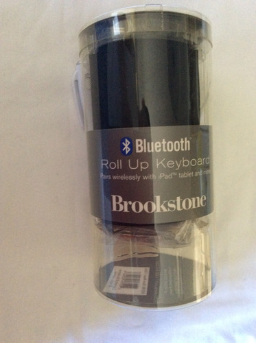 Teclado Bluetooth Flexible Para iPad Marca Brookstone