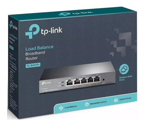 Tp-link Tl-r470t+ Router Balanceador De Carga De Banda Ancha