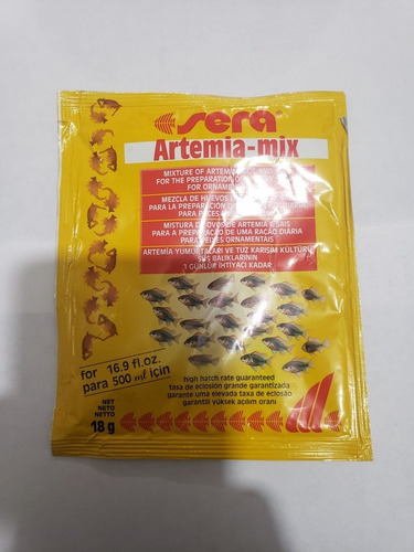Artemia Maraca Será 18 Gr 3 Paquetes