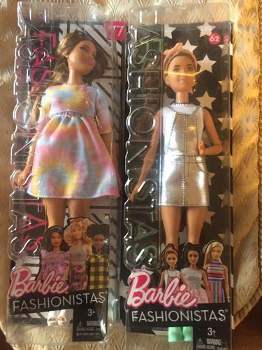 Barbie Fashionistas Número 62 Y 77 Nuevas En Su Cajas