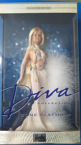 Barbie Original Colección Diva Gone Platinum Navidad Regalo