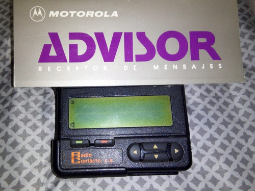 Beeper Vintage Motorola Advisor (Busca Persona)