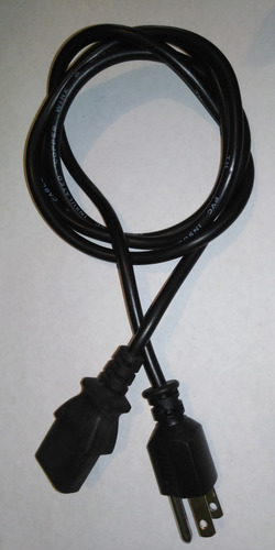 Cable De Corriente Para Computadoras Cpu Y Monitores