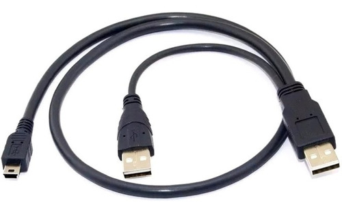 Cable Doble Usb 2.0 A 1 Mini Usb 5pines 0.78cms Precio En Bs