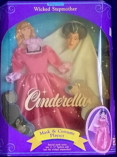 Cenicienta Vestido Y Mascara Madrastra Mattel 