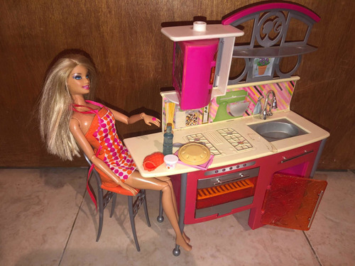 Cocina Barbie Con Muñeca