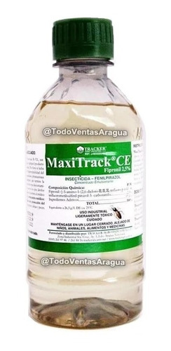 Maxitrack Ce Fipronil 2.5% Veneno Chiripas Cucarachas 300ml