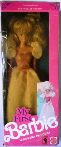 Muñeca Barbie Mi Primera Princesa En Su Caja Original