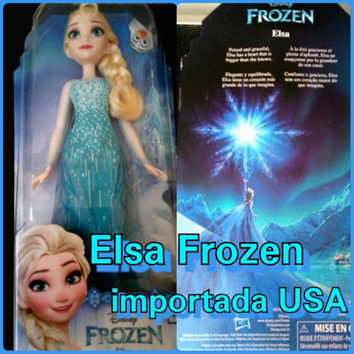 Muñeca Elsa De Frozen Original De Mattel Importada Usa