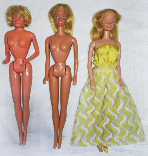 Muñecas Y Vestidos Barbie Vintage Lote