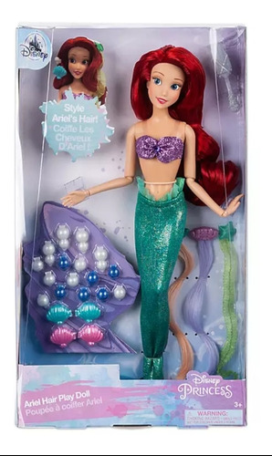 Princesa Sirenita Ariel Play Hair De Disney Store
