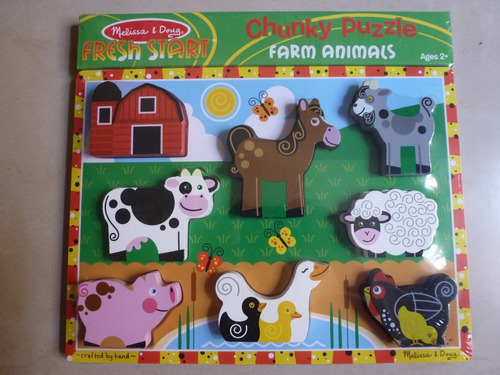 Rompecabeza Interactivo Animales De La Granja Melissa & Doug