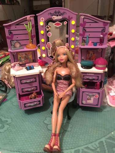 Tocador De La Barbie Con Luces
