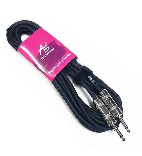 Cable Audio Ts Balanceado Plug 1/4 Stereo 7,6 Metros