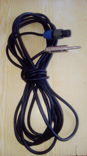 Cable Para Corneta Conector Plus De 1/4 A Speakon