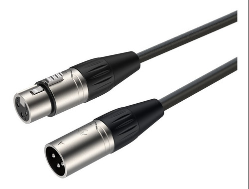 Cable Para Micrófono Profesional Xlrf A Xlrm 3 Mtrs Roxtone