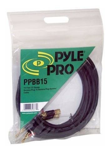 Cable Profesional Pyle Pro Ppbb15 Negro Somos Tienda Física