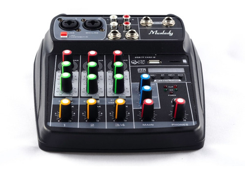 Consola De Audio 4 Canales.