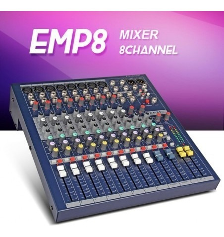 Consola Profesional Marca Sound Craft Epm8 De 8 Canales