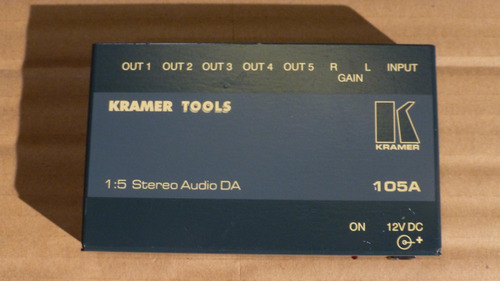 Distribuidor Amplificador De Audio Stereo Kramer 105 A