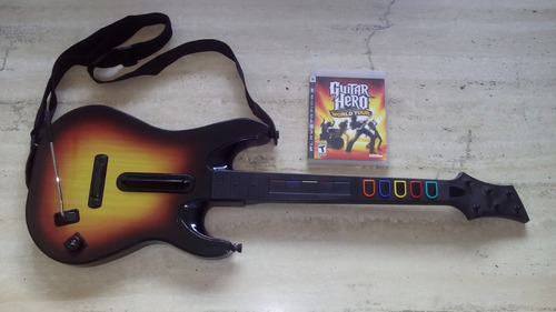 Guitarra Guitar Hero Ps3 + 1 Juego