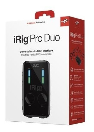 Interface De Audio Irig Pro Duo Ik Multimedia