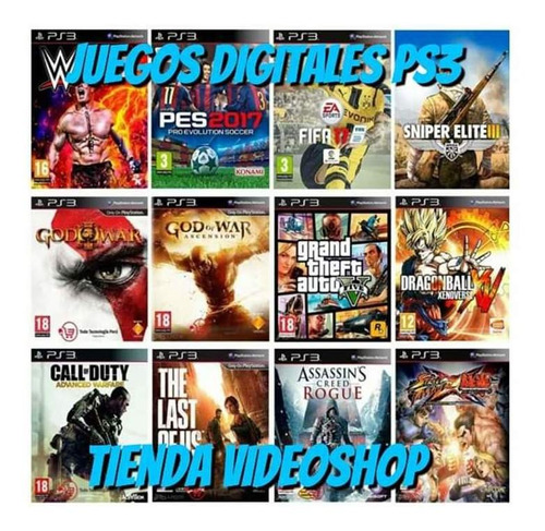 Juegos Digitales Ps3 En Tienda Videoshop Catálogo