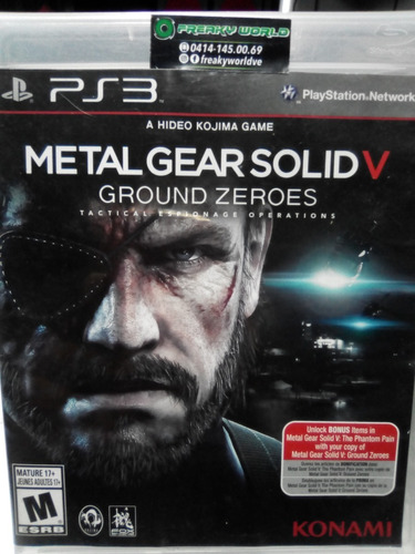 Juegos Ps3 Metal Gear Solid V Ground Zeroes Somos Tienda