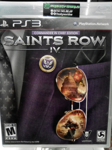 Juegos Ps3 Saints Row 4 Commanders In Chief Edition