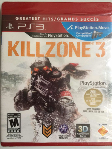 Killzone 3 Playstation 3 Ps3 Juego Nuevo Nunca Abierto