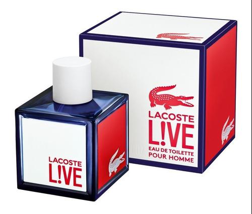 Lacoste Live Panameño. Perfumes Originales. Tester.