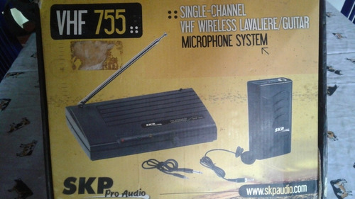 Micrófono Inalámbrico Skp Pro Audio Vhf 755