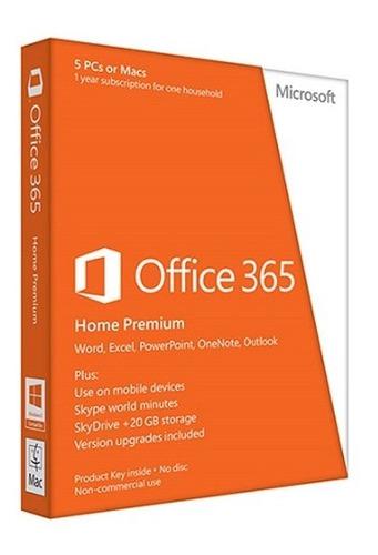 Microsoft Office 365 Pa 5 Pc Tablet 1tb Original Skype Word