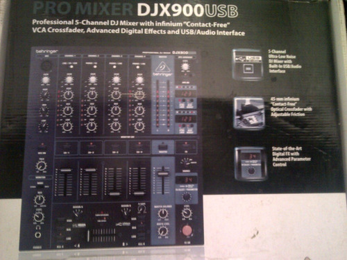 Mixer Digital Profesional Behringer Djx 900 Usb