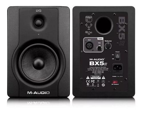 Monitor De Estudio (amplificado) Profesional M-audio Bx5 D2