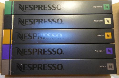 Nespresso Capsulas 50 Unds Arpegg Capricc Livanto Roma Ristr