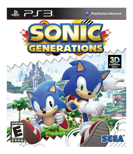 Ps3 Sonic Generations Playstation 3 Juego Nuevo