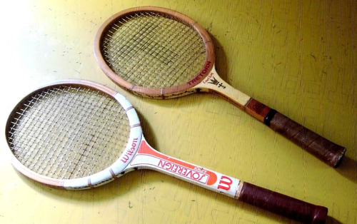 Raquetas De Tenis Junior De Madera Wuilson Y Triton