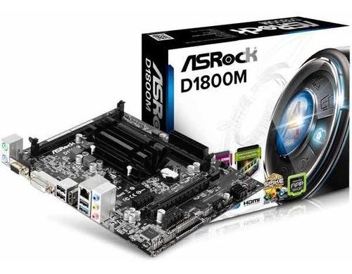 Tarjeta Madre Asrock D1800m +proc Dual Core+ Memoria Ram 4gb