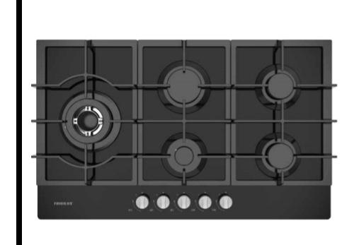 Tope De Cocina A Gas De 90 Cm Vitroceramica Frigilux